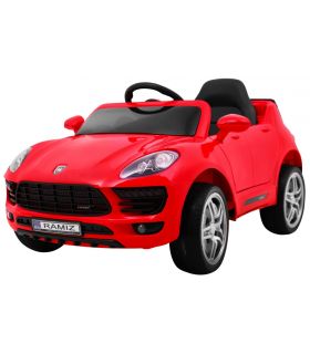 Voiture électrique 12V Style Cayenne S Rouge - Pack Evo