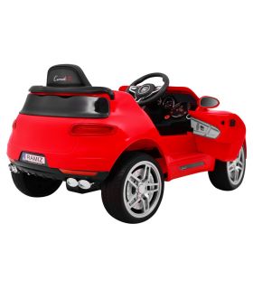 Voiture électrique 12V Style Cayenne S Rouge - Pack Evo