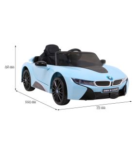 Voiture électrique 12V BMW I8 Bleue - Pack Luxe