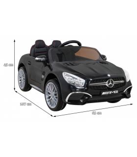 Voiture électrique 12V Mercedes SL65 S Noire - Pack Luxe