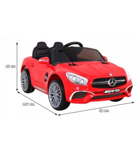Voiture électrique 12V Mercedes SL65 S Rouge - Pack Luxe