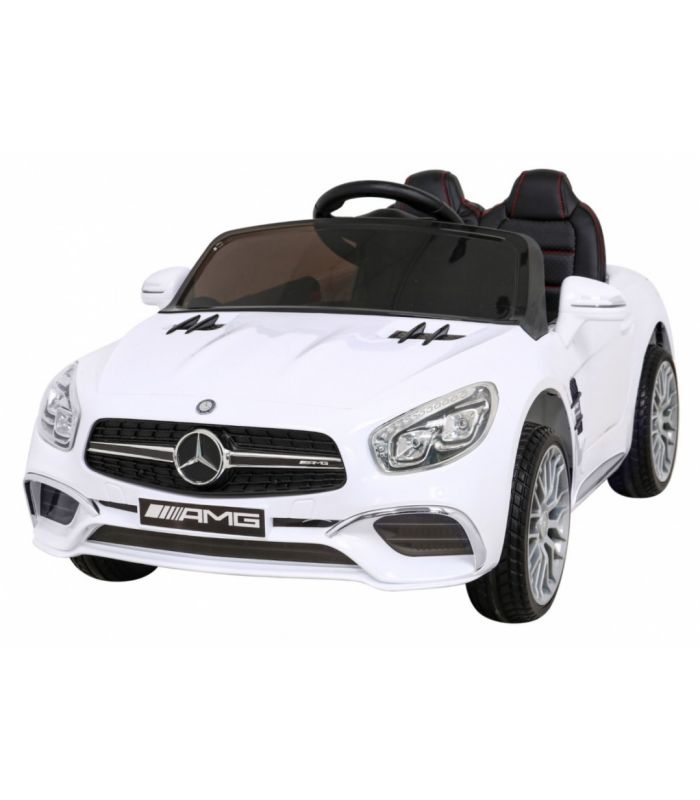 Voiture électrique 12V Mercedes SL65 S Blanche - Pack Luxe