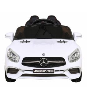Voiture électrique 12V Mercedes SL65 S Blanche - Pack Luxe