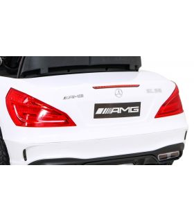 Voiture électrique 12V Mercedes SL65 S Blanche - Pack Luxe