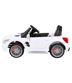 Voiture électrique 12V Mercedes SL65 S Blanche - Pack Luxe