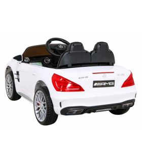 Voiture électrique 12V Mercedes SL65 S Blanche - Pack Luxe
