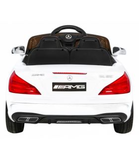 Voiture électrique 12V Mercedes SL65 S Blanche - Pack Luxe