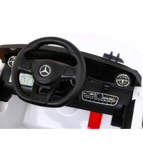 Voiture électrique 12V Mercedes SL65 S Blanche - Pack Luxe