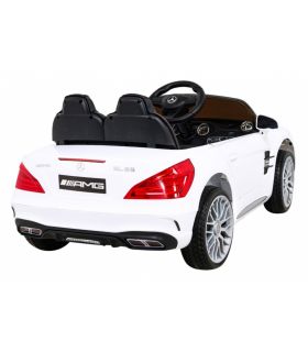 Voiture électrique 12V Mercedes SL65 S Blanche - Pack Luxe