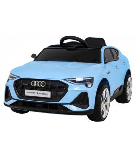 Voiture électrique 12V Audi E-Tron Sportback Bleue - Pack Luxe