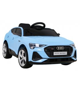 Voiture électrique 12V Audi E-Tron Sportback Bleue - Pack Luxe
