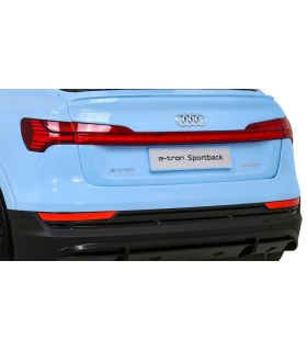 Voiture électrique 12V Audi E-Tron Sportback Bleue - Pack Luxe