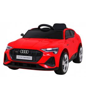 Voiture électrique 12V Audi E-Tron Sportback Rouge - Pack Luxe