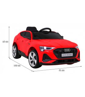 Voiture électrique 12V Audi E-Tron Sportback Rouge - Pack Luxe