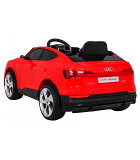 Voiture électrique 12V Audi E-Tron Sportback Rouge - Pack Luxe