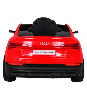 Voiture électrique 12V Audi E-Tron Sportback Rouge - Pack Luxe