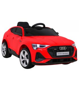 Voiture électrique 12V Audi E-Tron Sportback Rouge - Pack Luxe