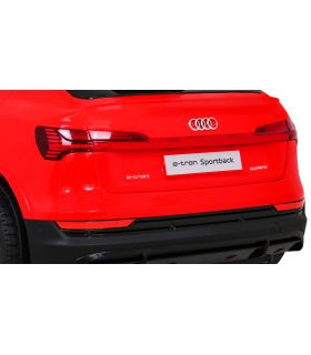 Voiture électrique 12V Audi E-Tron Sportback Rouge - Pack Luxe