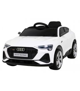 Voiture électrique 12V Audi E-Tron Sportback Blanche- Pack Luxe