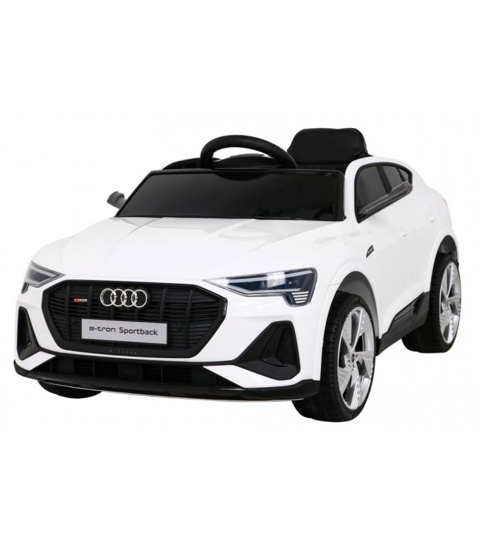 Voiture électrique 12V Audi E-Tron Sportback Blanche- Pack Luxe