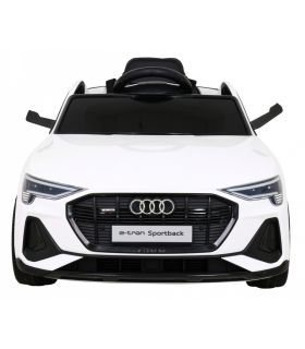 Voiture électrique 12V Audi E-Tron Sportback Blanche- Pack Luxe