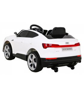 Voiture électrique 12V Audi E-Tron Sportback Blanche- Pack Luxe