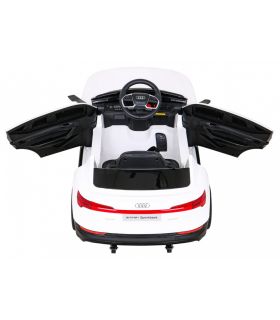 Voiture électrique 12V Audi E-Tron Sportback Blanche- Pack Luxe