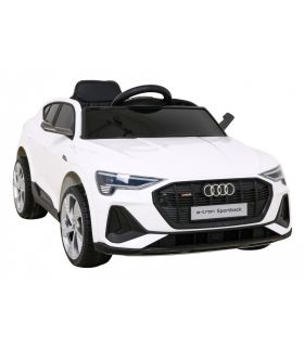 Voiture électrique 12V Audi E-Tron Sportback Blanche- Pack Luxe
