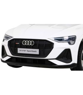 Voiture électrique 12V Audi E-Tron Sportback Blanche- Pack Luxe