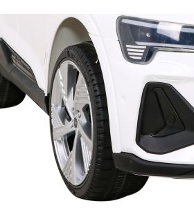 Voiture électrique 12V Audi E-Tron Sportback Blanche- Pack Luxe