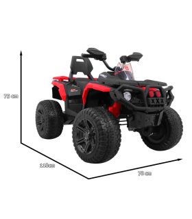Quad électrique enfant 12V Maverick Rouge - Pack Luxe