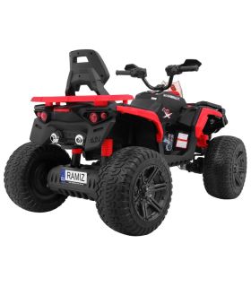 Quad électrique enfant 12V Maverick Rouge - Pack Luxe