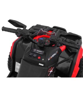 Quad électrique enfant 12V Maverick Rouge - Pack Luxe