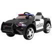 Voiture électrique 12V Police Coupé Noire - Pack Luxe