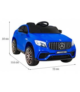 Voiture électrique 12V Mercedes GLC 63S Bleu - Pack Luxe