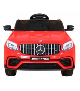 Voiture électrique 12V Mercedes GLC 63S Rouge - Pack Luxe