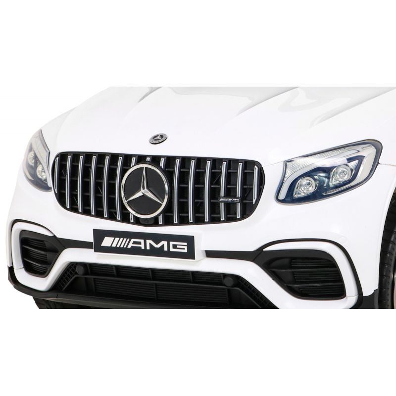 Mercedes GLC 63S AMG Blanc, 2 places, voiture électrique pour