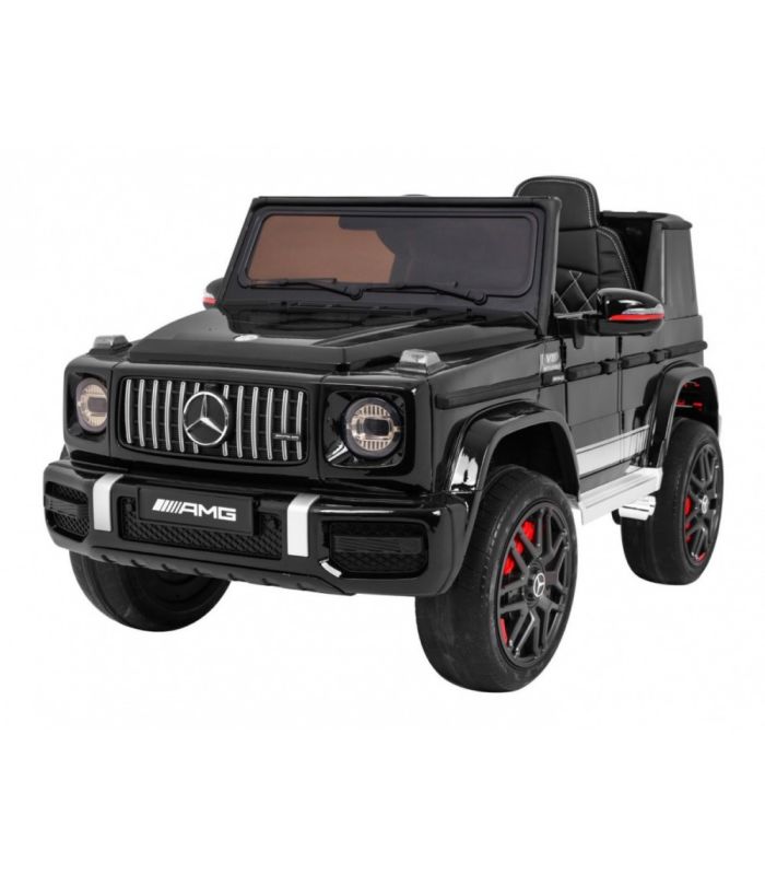 Voiture électrique 12V Mercedes G63 Noire Métallisée - Pack Luxe