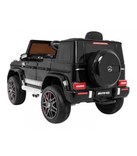 Voiture électrique 12V Mercedes G63 Noire Métallisée - Pack Luxe