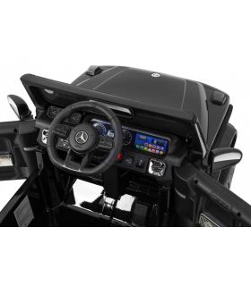 Voiture électrique 12V Mercedes G63 Noire Métallisée - Pack Luxe