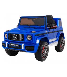 Voiture électrique 12V Mercedes G63 Bleue Métallisée - Pack Luxe