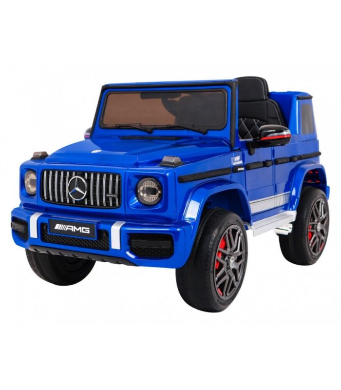 Voiture électrique 12V Mercedes G63 Bleue Métallisée - Pack Luxe