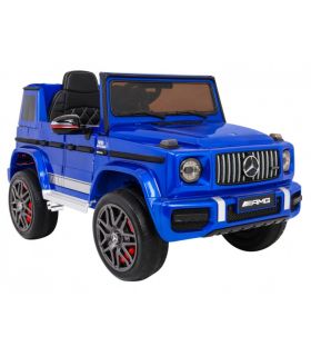 Voiture électrique 12V Mercedes G63 Bleue Métallisée - Pack Luxe
