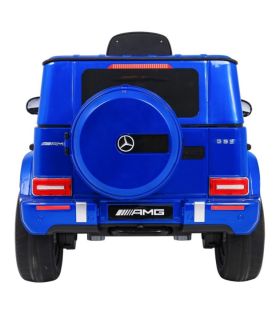 Voiture électrique 12V Mercedes G63 Bleue Métallisée - Pack Luxe