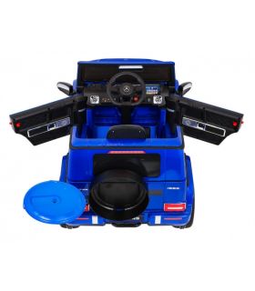 Voiture électrique 12V Mercedes G63 Bleue Métallisée - Pack Luxe