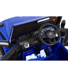 Voiture électrique 12V Mercedes G63 Bleue Métallisée - Pack Luxe