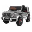 Voiture électrique 12V Mercedes G63 Argent Métallisée - Pack Luxe