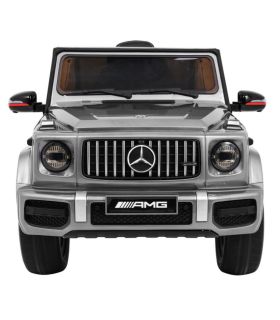 Voiture électrique 12V Mercedes G63 Argent Métallisée - Pack Luxe