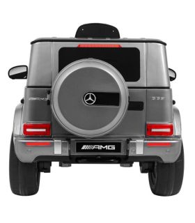 Voiture électrique 12V Mercedes G63 Argent Métallisée - Pack Luxe
