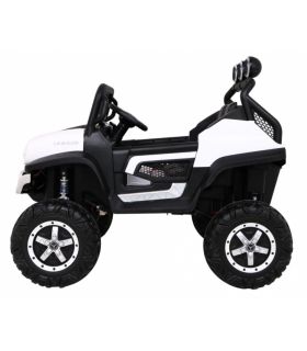 Voiture électrique 2 places 12V Mercedes Small Unimog Blanc - Pack Luxe